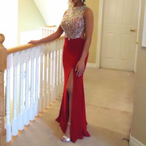 Beautiful Open Back Dress Custom - Picture 2 of 5